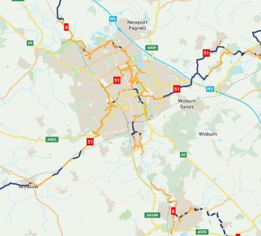 National Cycle Network in England - route 51 and toute 6 - 380